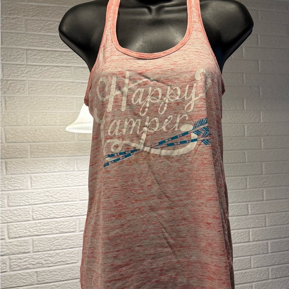 Bella Pink Racerback Tank‎ Top Lightweight Casual